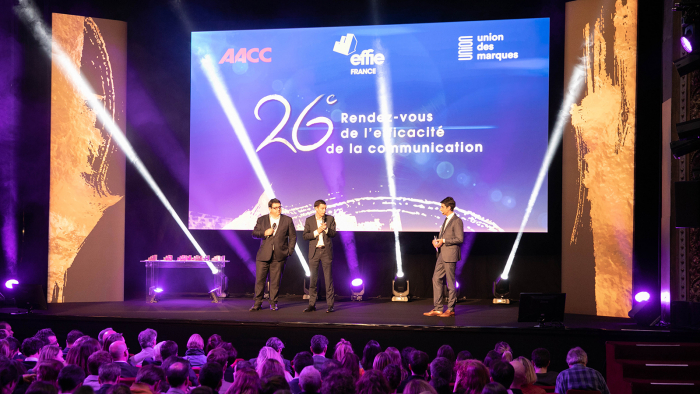 Événement Prix Effie 2019 organisé par la AACC et l'Union de marques