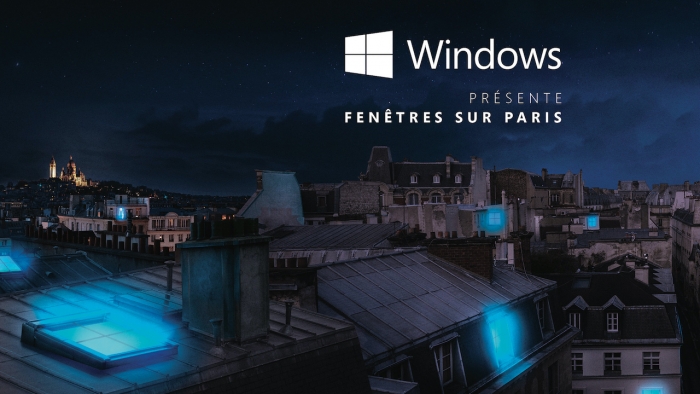 Ubi Bene highlight le ciel parisien et 23 talents pour les 35 ans de Windows