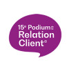 Logo Podium relation client