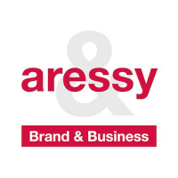 Logo Aressy - agence de communication " Brand to business"