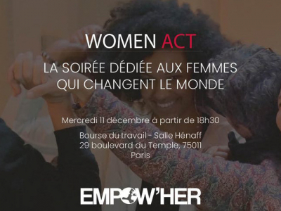 Bannière de la Soirée Women'Act