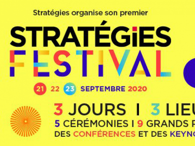 Stratégies Festival 2020, les 21, 22 et 23 septembre 2020, organisé par Stratégies 