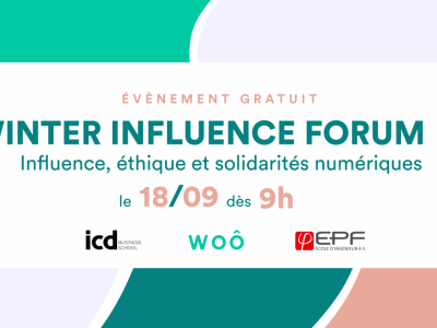 Visuel Winter Influence forum, webinar organisé par WOÔ, ICD & EFP le 18 septembre à 14h 