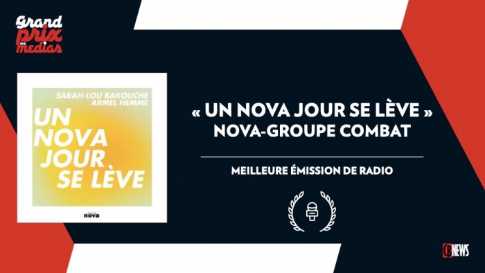 "Un nova jour se lève" de Radio Nova, gagnante du prix de la meilleure Émission de Radio - CB News