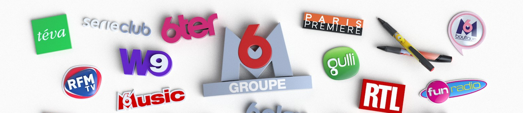 Bannière Groupe M6 