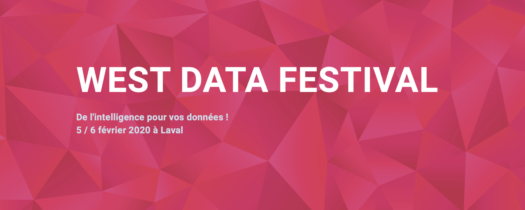 Bannière West Data Festival