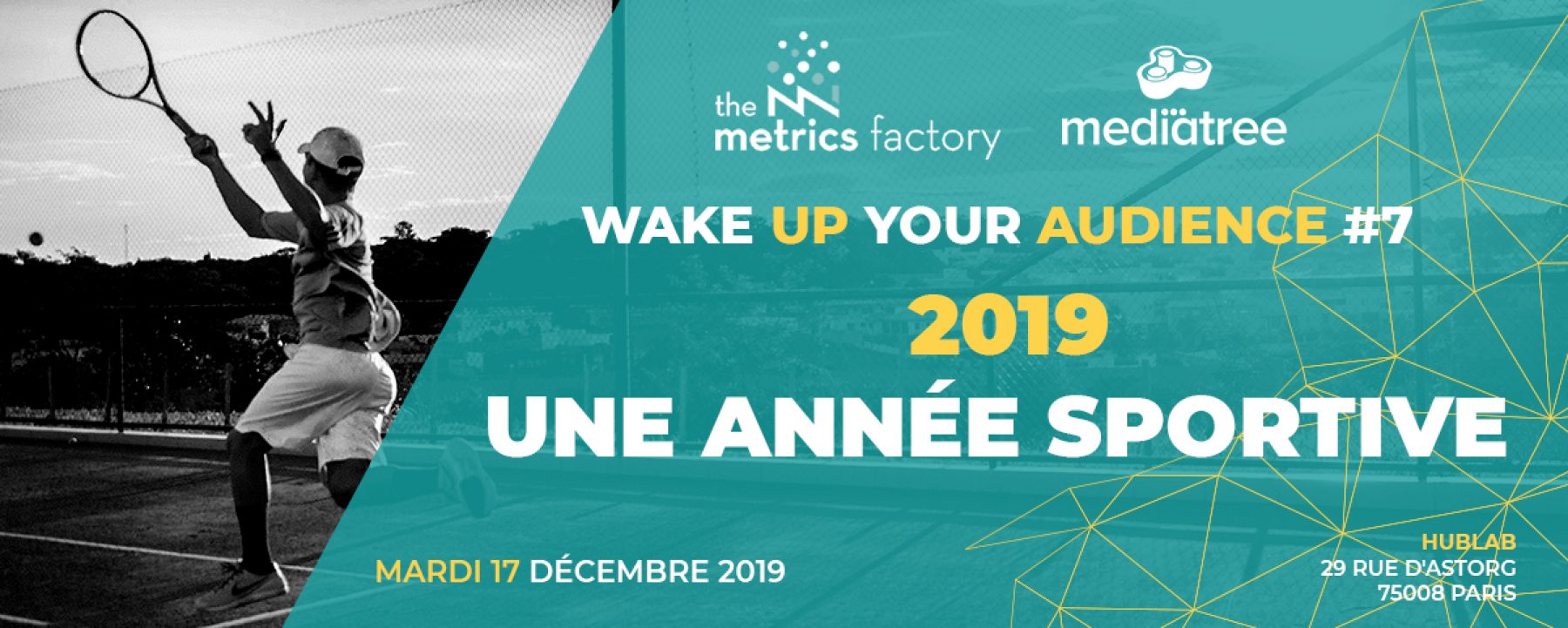Visuel Wake Up Your Audience #7 - 2019, Une Année Sportive.