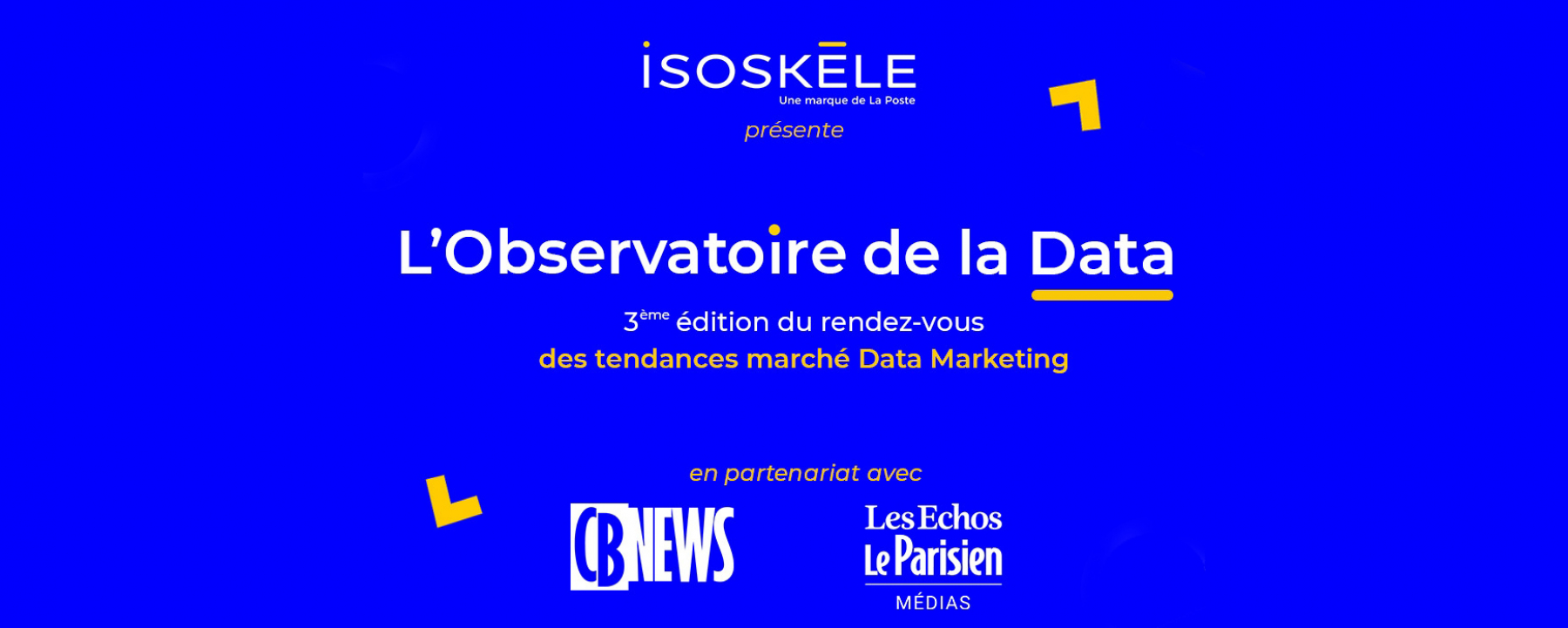 Conférence Observatoire de la Data - 3e Édition organisée par Isoskele