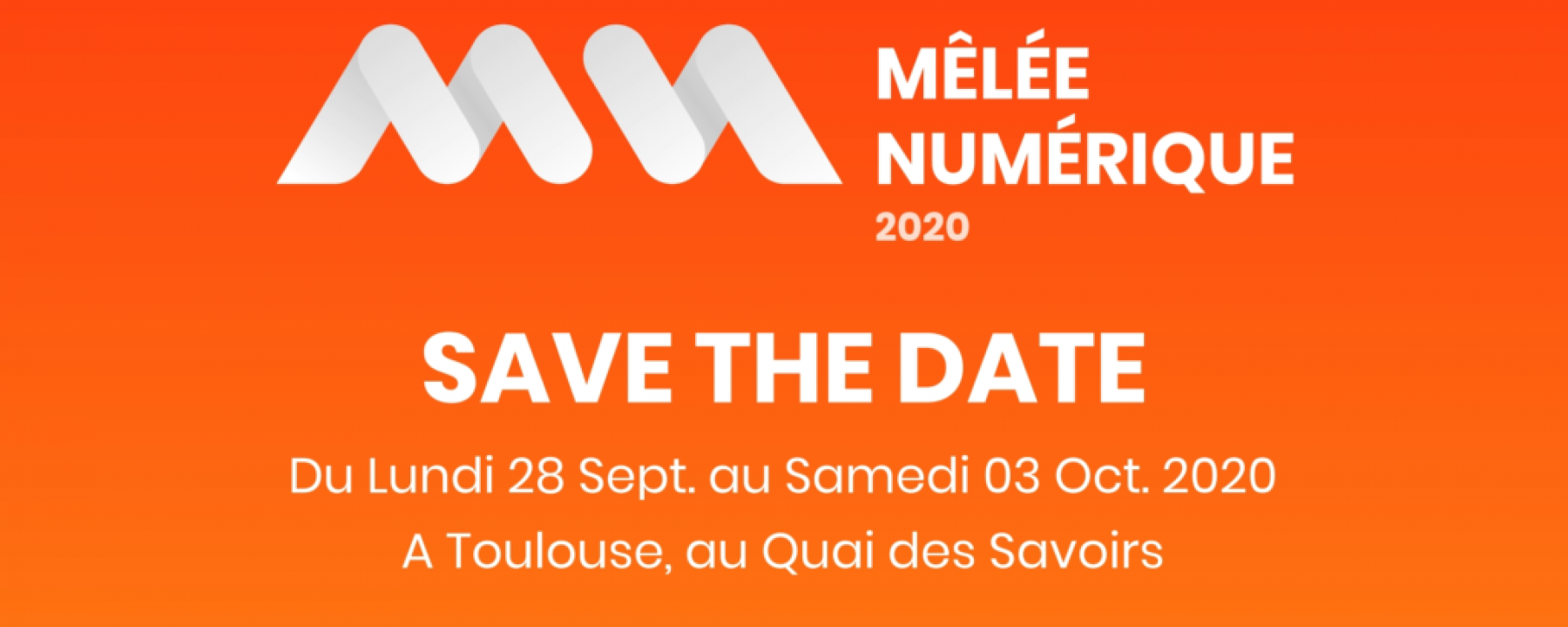 Festival La Mêlée Numérique 2020, du 28 septembre au 3 octobre 2020, organisé par La Mêlée
