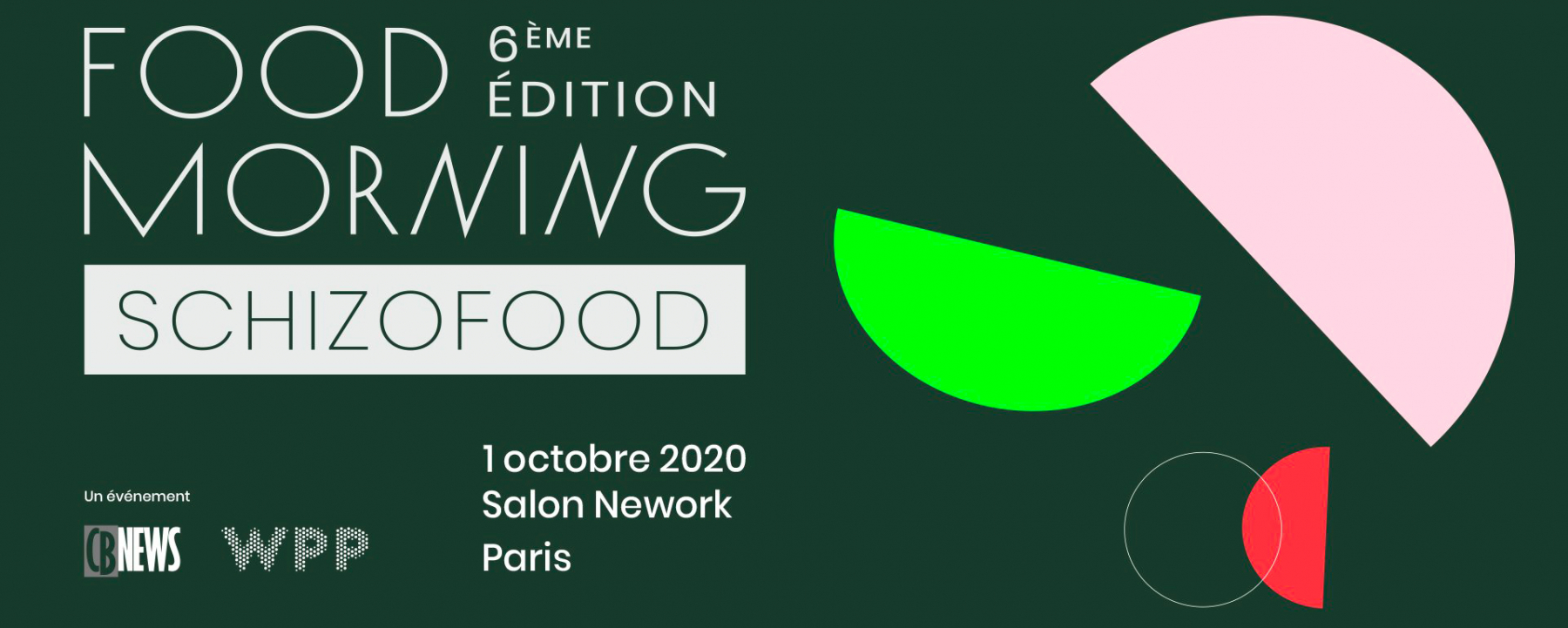 Food Morning 2020 CB News - 6eme édition organisé le 1er octobre 2020