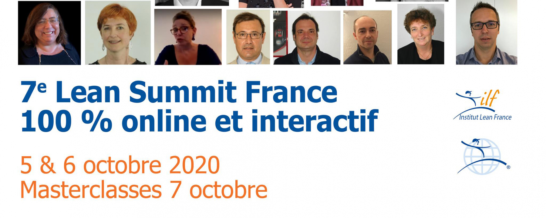Salon digital Online Lean Summit France , les 5 et 6 octobre 2020, organisé par l'Institut Lean France 