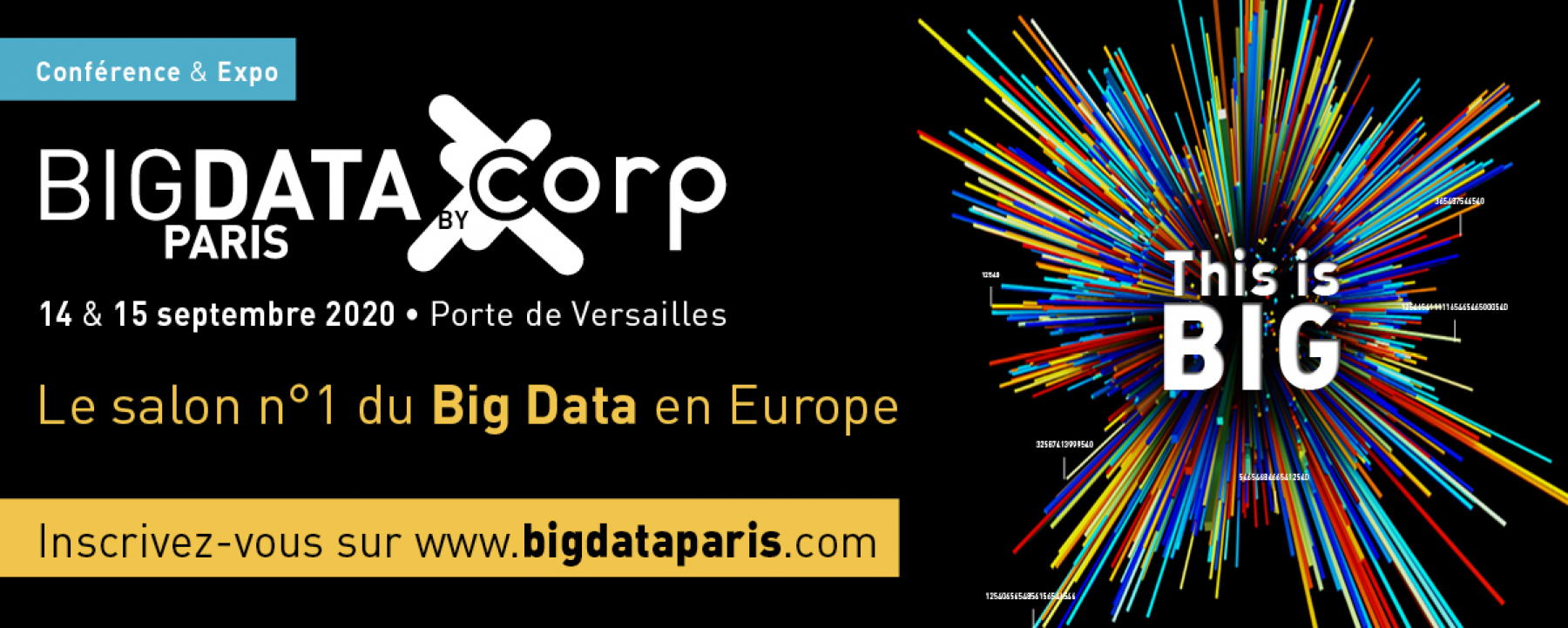Big Data Paris, un événement organisé par Corp Agency, les 14 et 15 septembre