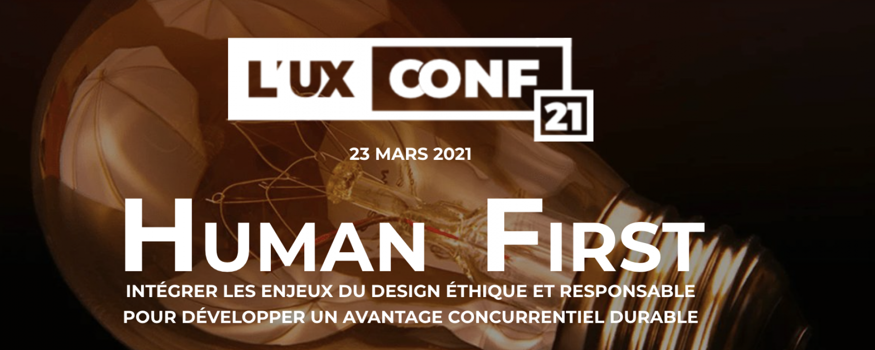 L'UX-CONF'20, un événement organisé par UX Republic, le 23 mars 2021