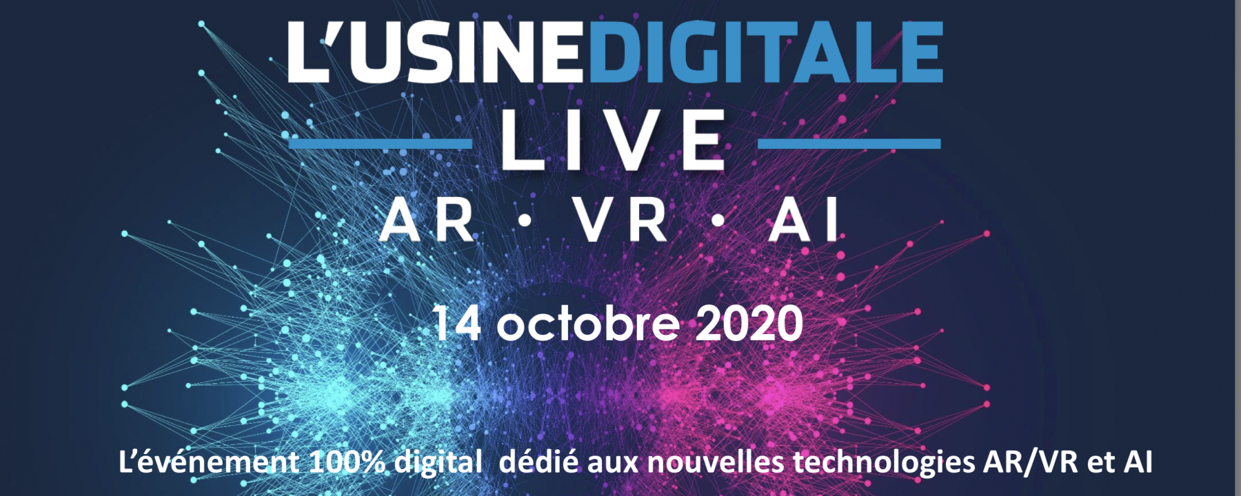 UD Live 2020 organisé par L'Usine Digitale le 14 octobre 2020 