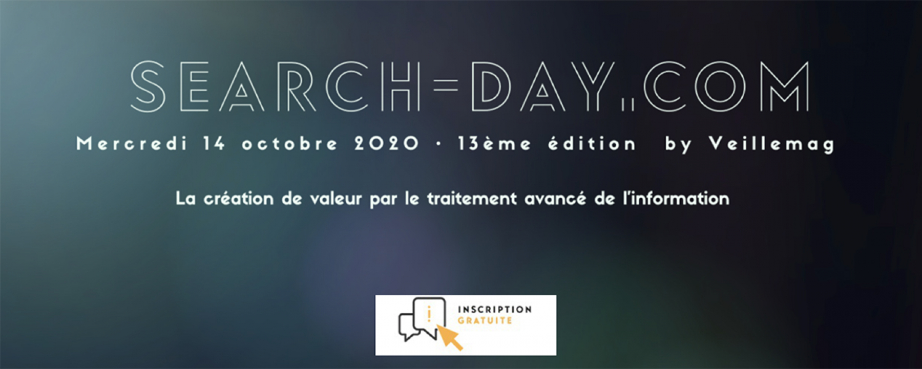 Evenement Search Day 2020, le 14 octobre 2020, organisé par Veille Magazine 