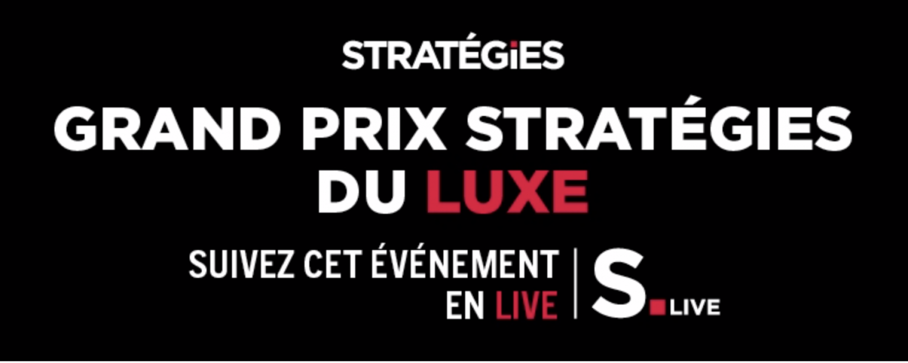 Visuel  Grand Prix Stratégies du Luxe
