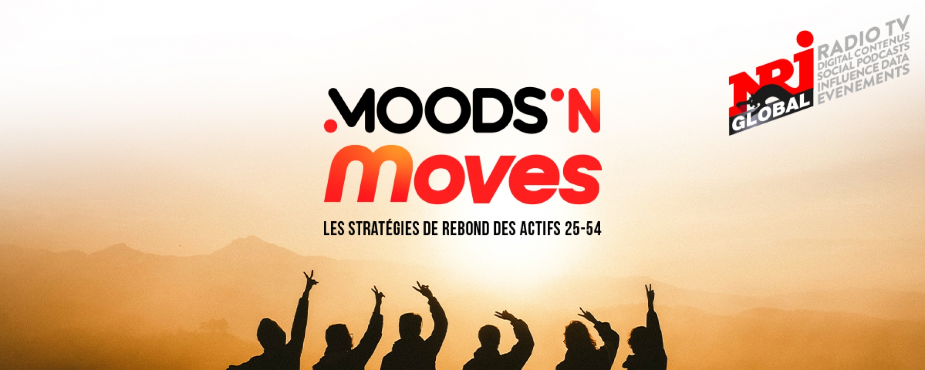 Moods’n Moves, les stratégies de rebond des Actifs 25-54 ans, un événement organisé par NRJ le 16 décembre