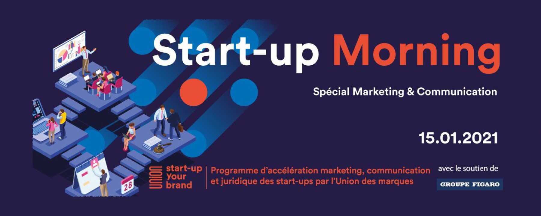 Start-up morning, un événement organisé par l'Union des marques le 15 janvier