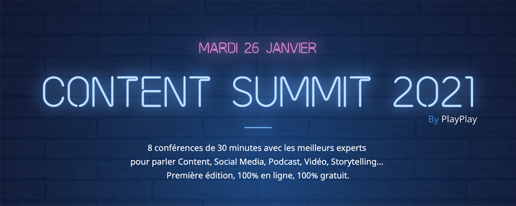 Content Summit 2021, un événement organisé par Intuiti le 26 janvier