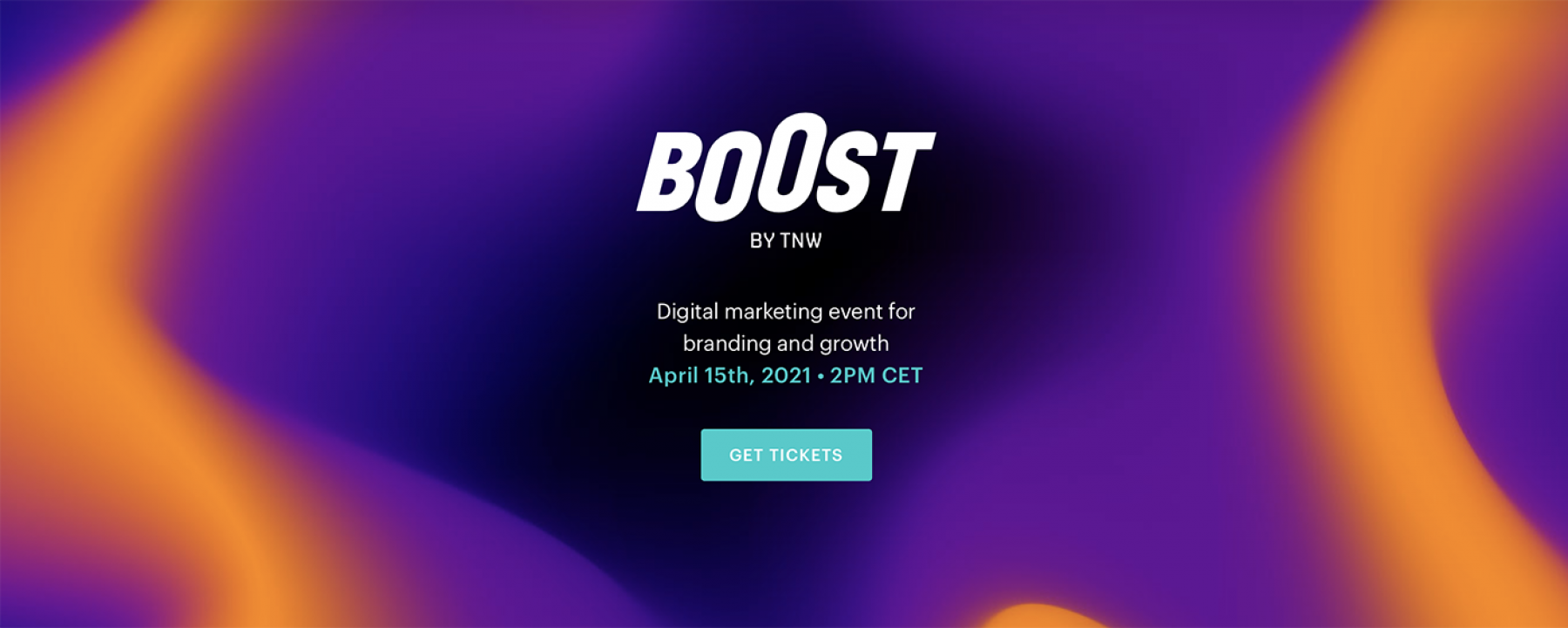 Boost by TNW, un événement en ligne organisé le 15 avril 2021