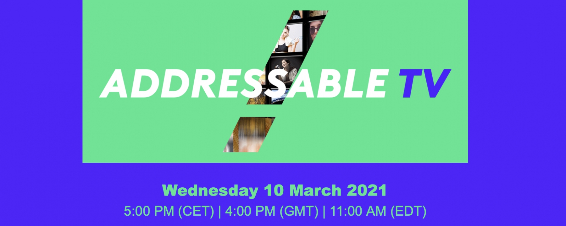 Your guide to Addressable TV in Europe, un webinar organisé par RTL AdConnect le 10 mars 2021
