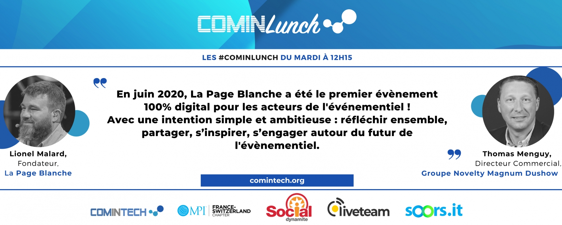 Les lives #ComInTech : live du mardi 2 mars, par MPI France Suisse
