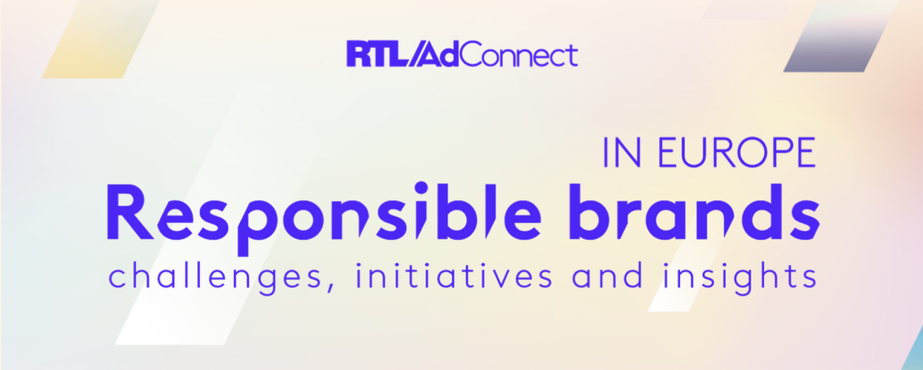Responsible Brands in Europe, organisé par RTL AdConnect le 6 mai 2021