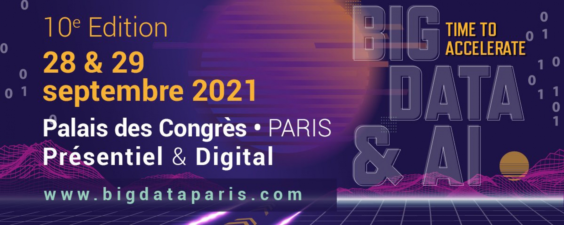 Big Data & AI Paris les 28 au 29 septembre par Corp Agency