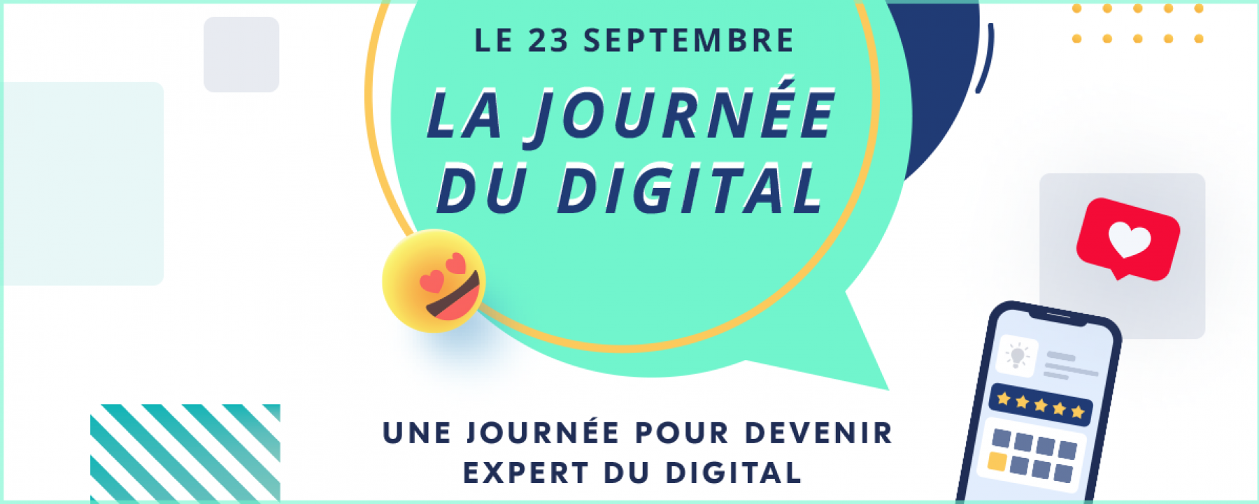 La journée du digital : Une journée pour devenir expert du digital  le 23 septembre 2021