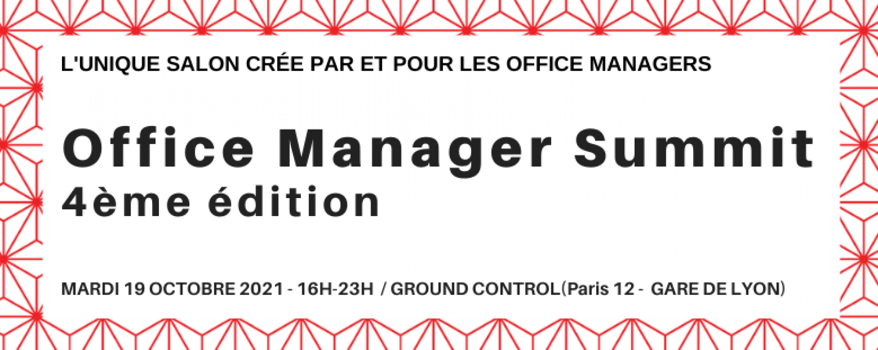 Office Managers Summit le 19 octobre 2021