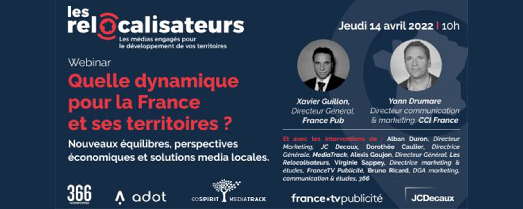 La France et ses territoires : nouveaux équilibres, perspectives économiques et media locaux