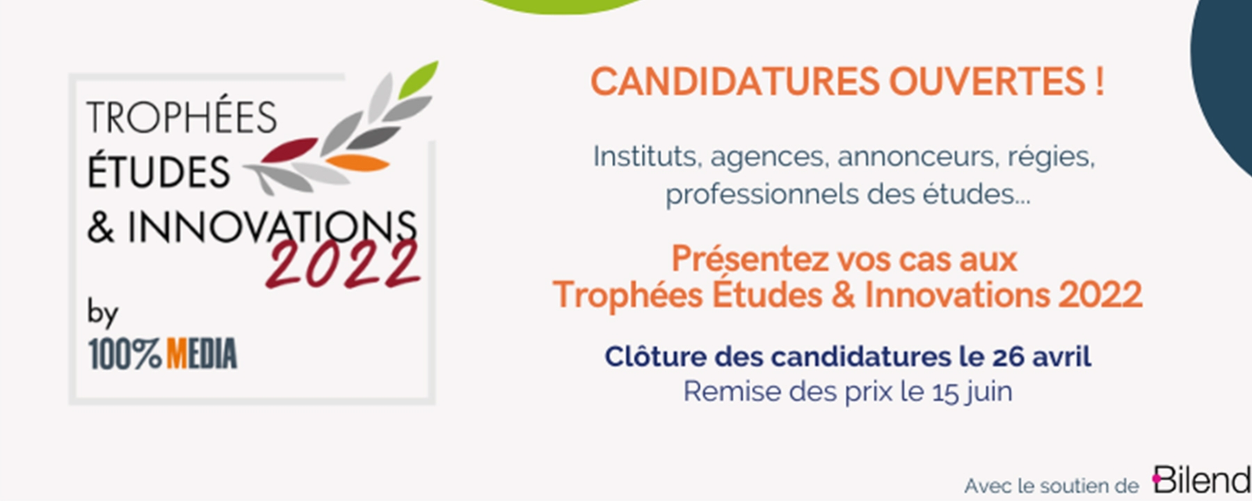 Trophées Etudes & Innovations 2022