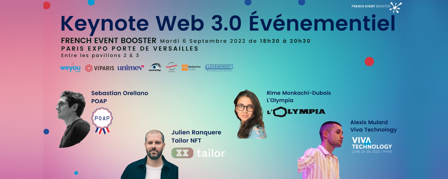 Keynote "Web 3.0 Événementiel" by French Event Booster