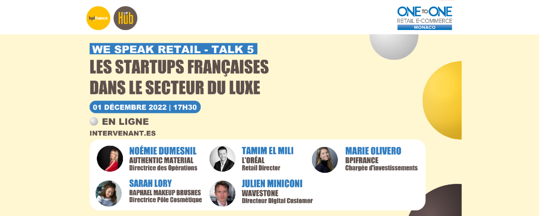 We Speak Retail #5 - Les startups françaises dans le secteur du Luxe