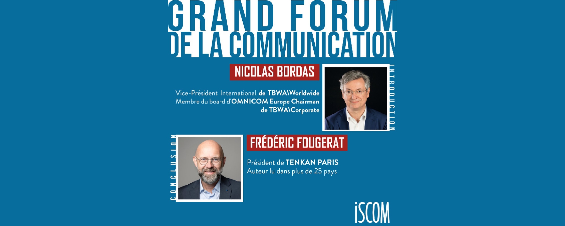Grand Forum de la Communication ISCOM