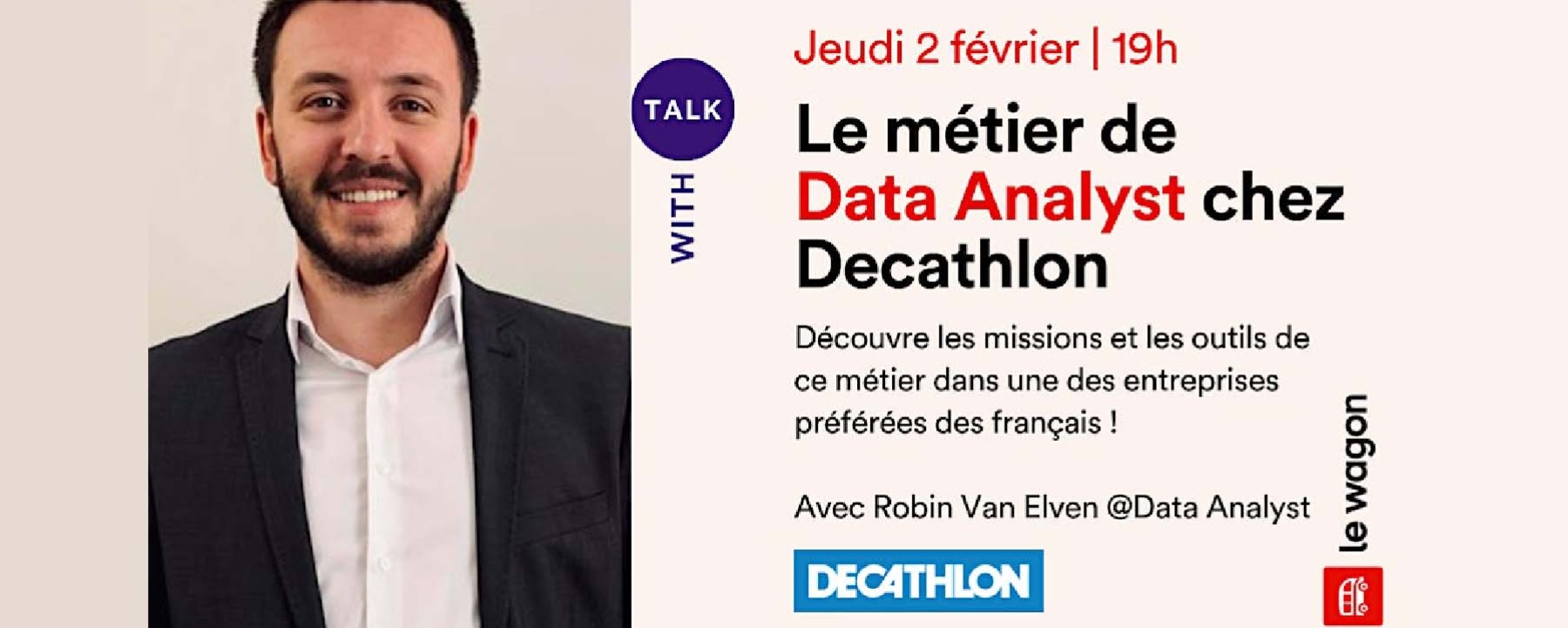 [Talk] Découvre le métier de Data Analyst chez Decathlon avec Robin